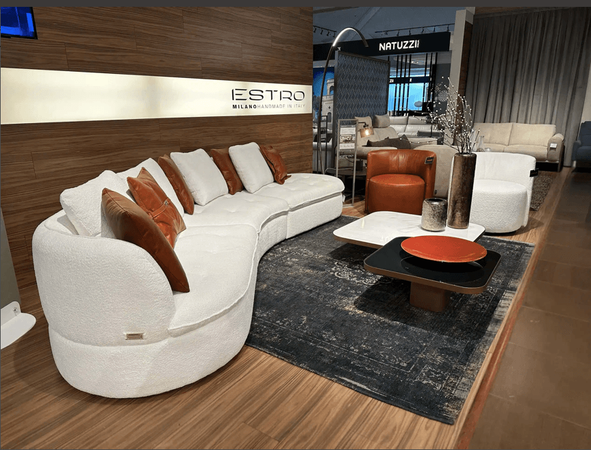 Divano in tessuto Vela 3 pezzi