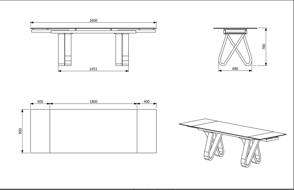 Tavolo da pranzo Felicita