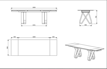 Tavolo da pranzo Felicita
