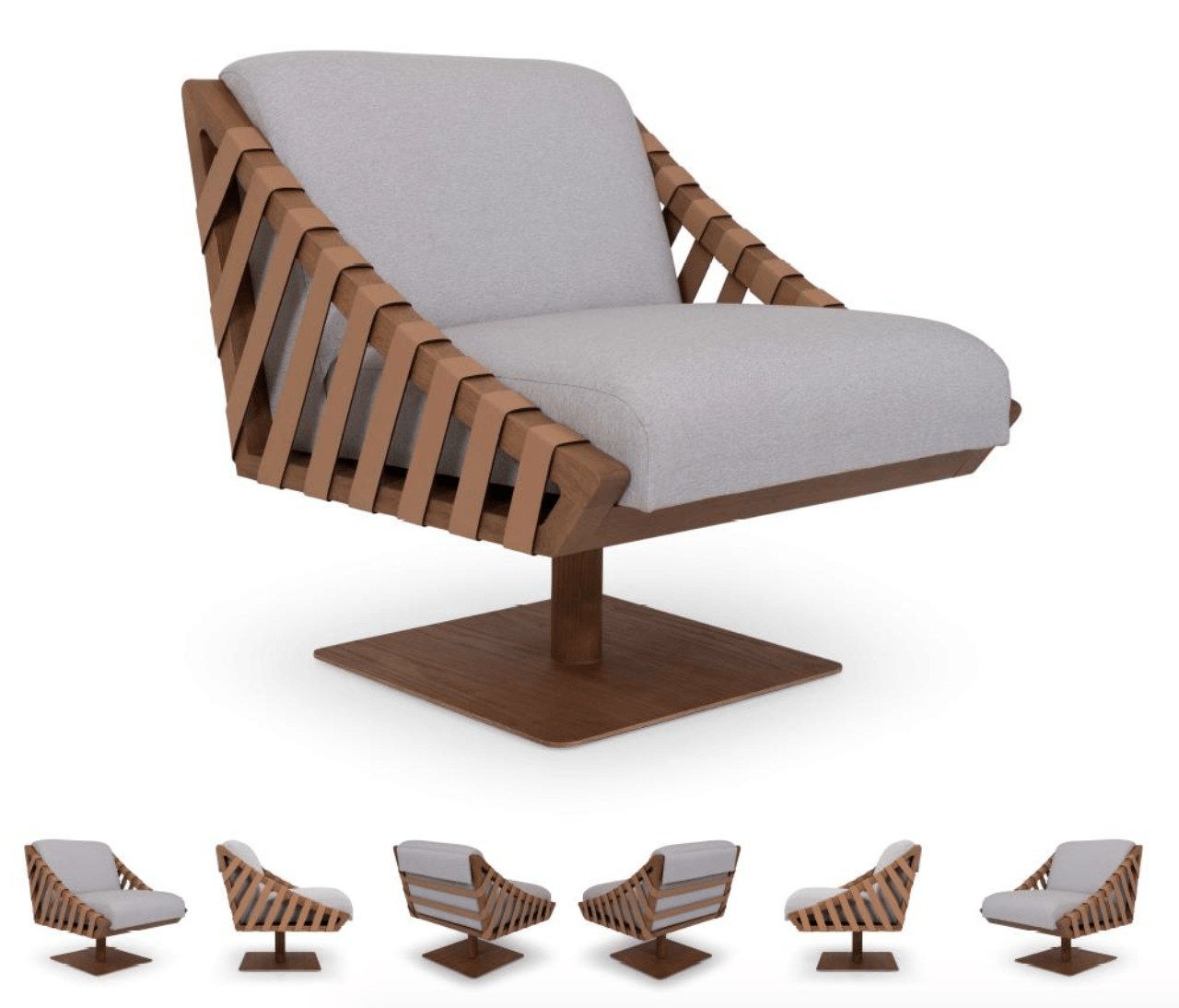 Sedia girevole Girardo