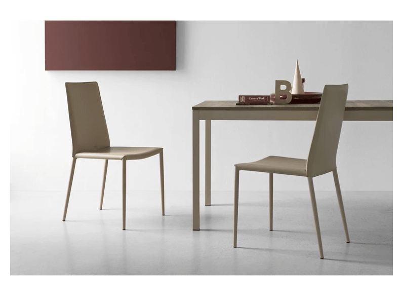 Sedia in pelle Boheme