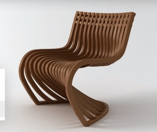 Poltrona in legno Pantosh