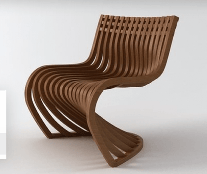 Poltrona in legno Pantosh