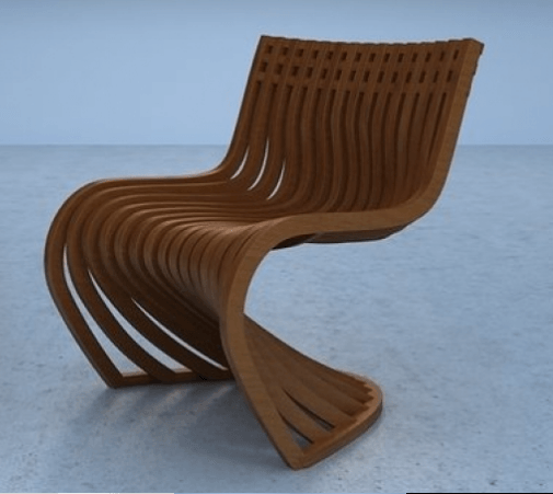 Poltrona in legno Pantosh