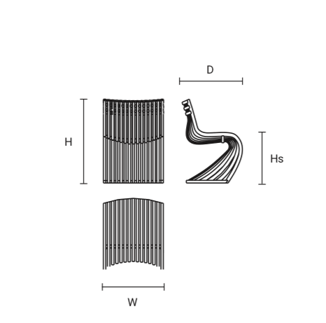 Poltrona in legno Pantosh