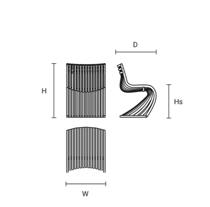 Poltrona in legno Pantosh