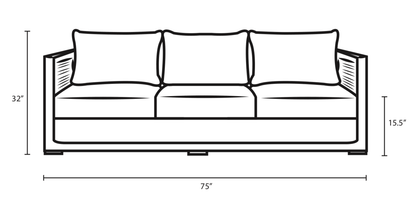 Divano da esterno Bermuda