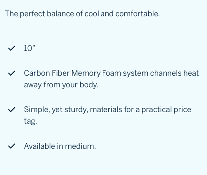 Materasso iComfort CF1000 di Serta