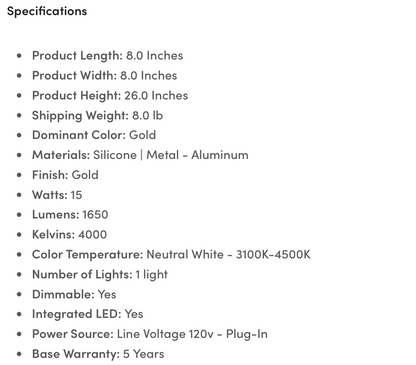 LAMPADA DA TAVOLO A LED AMANDA