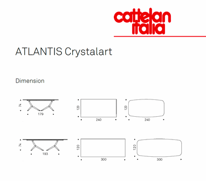 ATLANTIDE Crystalart | CATTELAN ITALIA