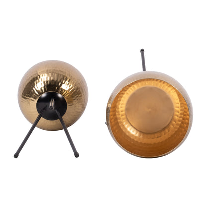 Sagebrook Home Set di 2 robuste fioriere in ferro su supporti moderni: trasforma il tuo spazio abitativo in un'oasi