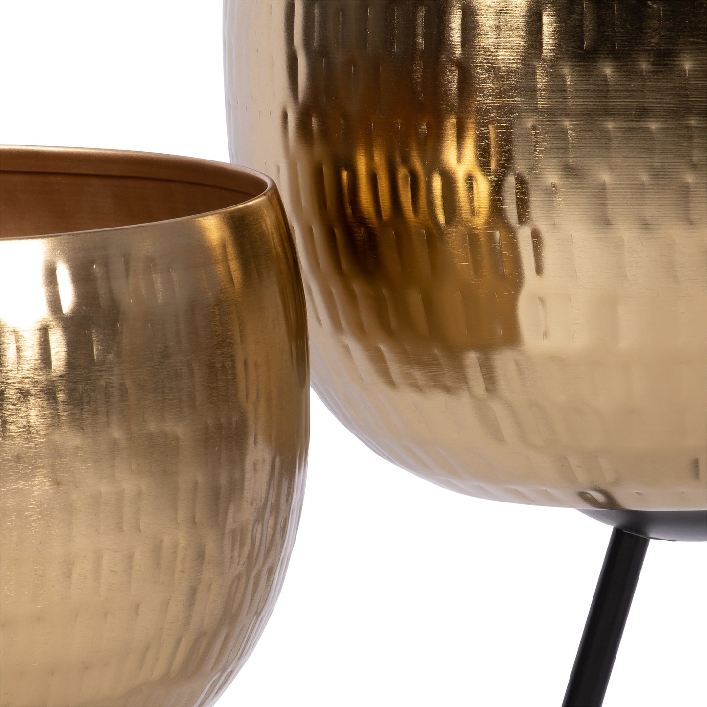 Sagebrook Home Set di 2 robuste fioriere in ferro su supporti moderni: trasforma il tuo spazio abitativo in un'oasi