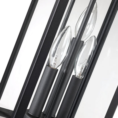 Applique da parete per esterni Brits Black