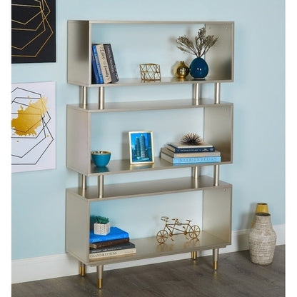 Libreria a 3 ripiani Simple Living Margo Mid-Century Modern - 59,5 h x 36 l x 11,8 p