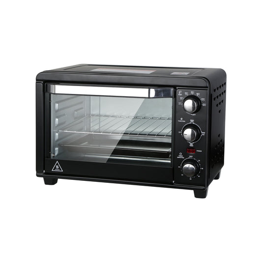Forno tostapane semplice con capacità di 20 litri, tostapane da banco compatto, facile da controllare con timer, cottura, grigliatura e tostatura.