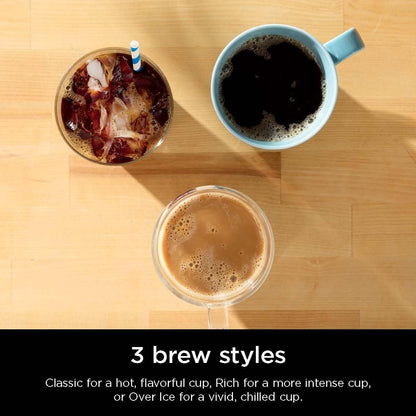 Macchina per caffè monodose, compatibile con K-Cup, serbatoio da 56 once, 6 formati di caffè da 24 once, opzione caffè freddo