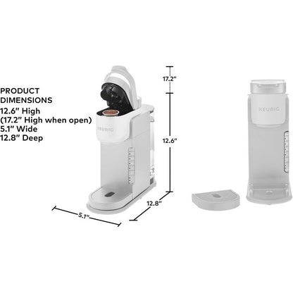 Macchina per caffè K-Cup monodose, 3 livelli di infusione, infusione forte, serbatoio da 42 once, pietra calda