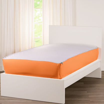 Set di biancheria da letto Deluxe con cerniera Siscovers Orange Bunkie