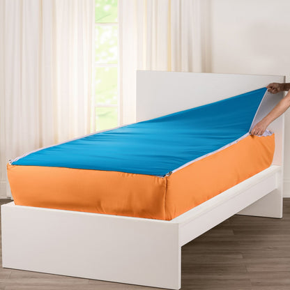 Set di biancheria da letto Deluxe con cerniera Siscovers Orange Bunkie