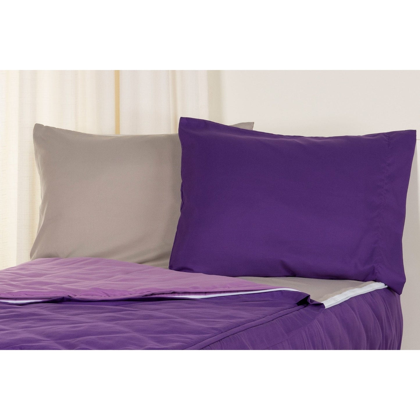 Set di biancheria da letto Siscovers Purple Bunkie Deluxe con cerniera