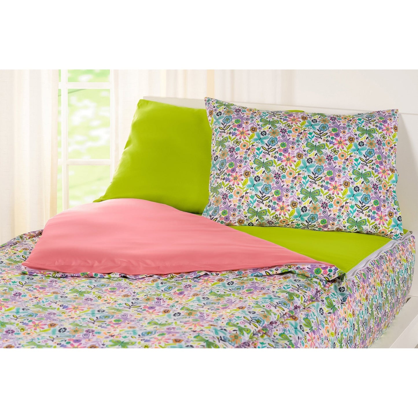 Set di biancheria da letto Siscovers Quiet Garden Bunkie Deluxe con cerniera