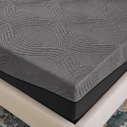 Materasso in memory foam al carbone attivo da 12 pollici Slumber Solutions