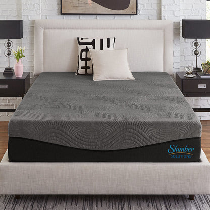 Materasso in memory foam al carbone attivo da 12 pollici Slumber Solutions