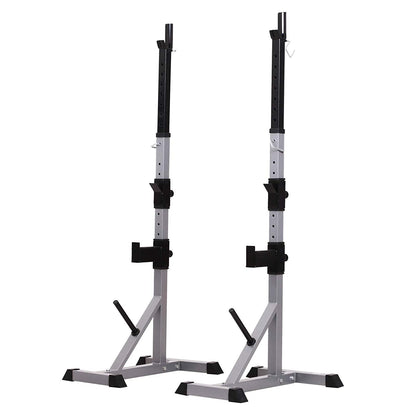 Soozier Steel Rack per squat/panca con bilanciere regolabile in altezza in 2 pezzi - N/D