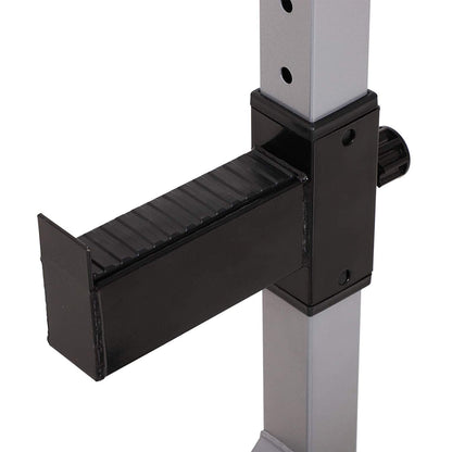 Soozier Steel Rack per squat/panca con bilanciere regolabile in altezza in 2 pezzi - N/D