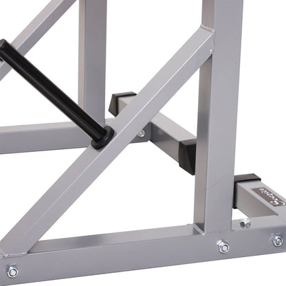 Soozier Steel Rack per squat/panca con bilanciere regolabile in altezza in 2 pezzi - N/D