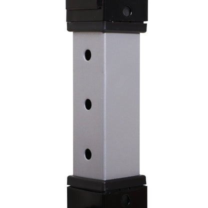 Soozier Steel Rack per squat/panca con bilanciere regolabile in altezza in 2 pezzi - N/D