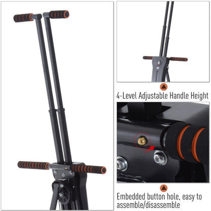 Soozier Steel Vertical Stair Climber, attrezzo per esercizi - 28L x 26W x 82H