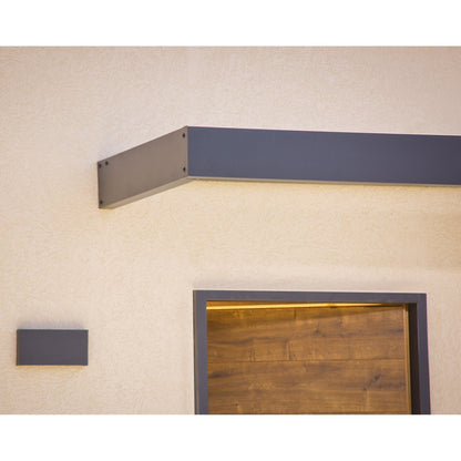 Tenda da sole per porte e finestre Sophia, trasparente, grigia, da 3 piedi