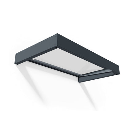 Tenda da sole per porte e finestre Sophia, trasparente, grigia, da 3 piedi