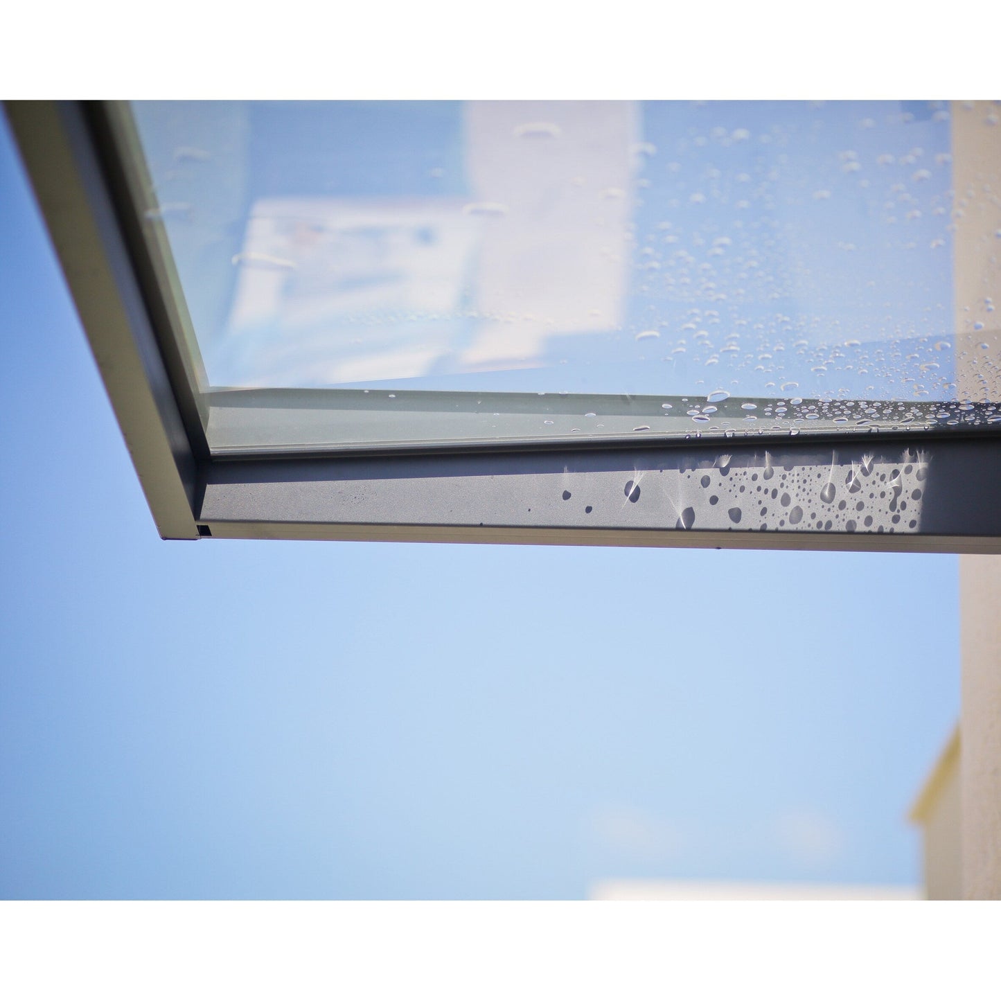 Tenda da sole per porte e finestre Sophia, trasparente, grigia, da 3 piedi