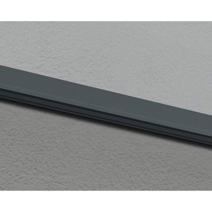 Tenda da sole per porte e finestre Sophia, trasparente, grigia, da 3 piedi