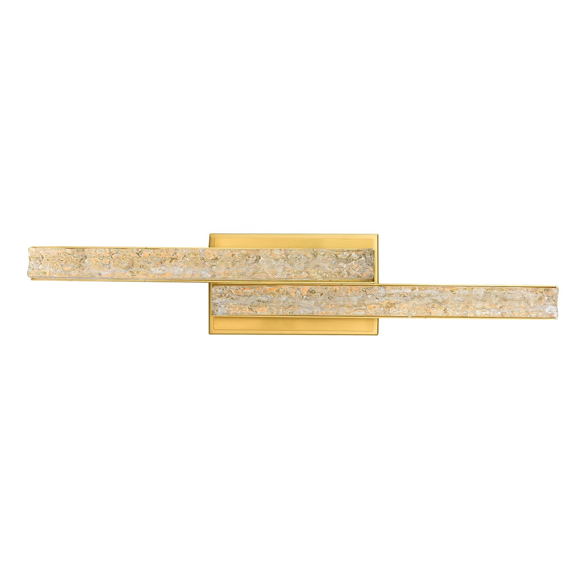 Lampada da toeletta a LED integrata in ottone Stagger