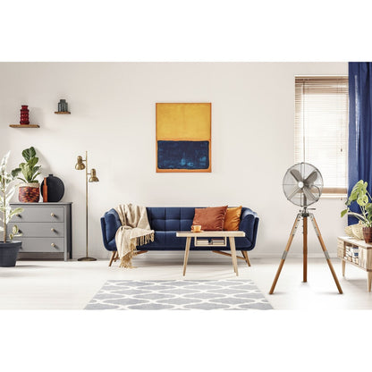 Ventilatore a piantana Star Fans Star Treppiede da 16 pollici con gambe in legno