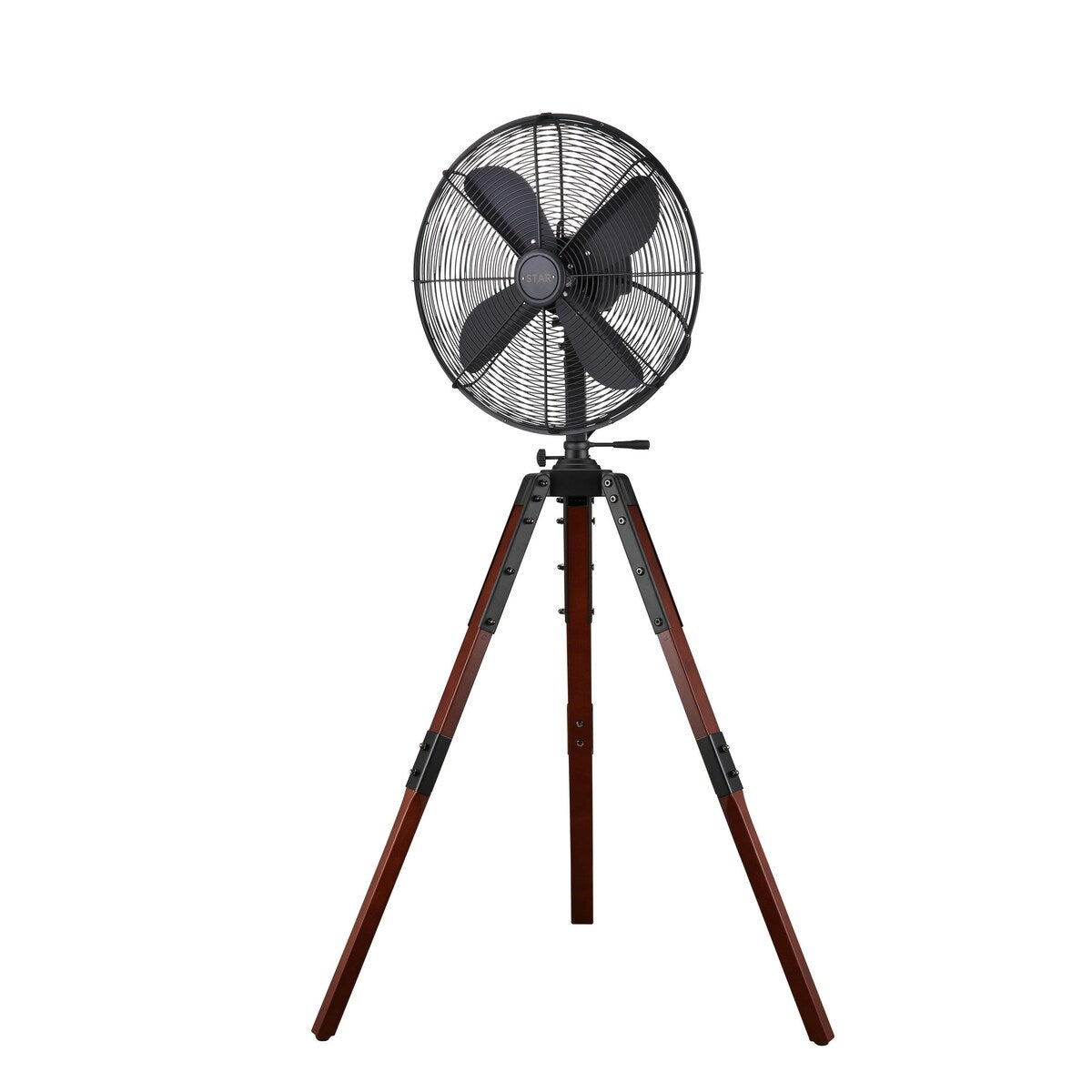 Ventilatore a piantana Star Fans Star Treppiede da 16 pollici con gambe in legno