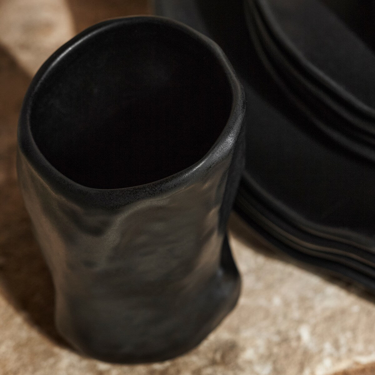 Servizio da tavola in gres ATIK Stone by Mercer Project