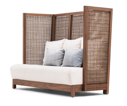 DIVANO A DUE POSTI CON SCHIENALE ALTO SUZY WONG