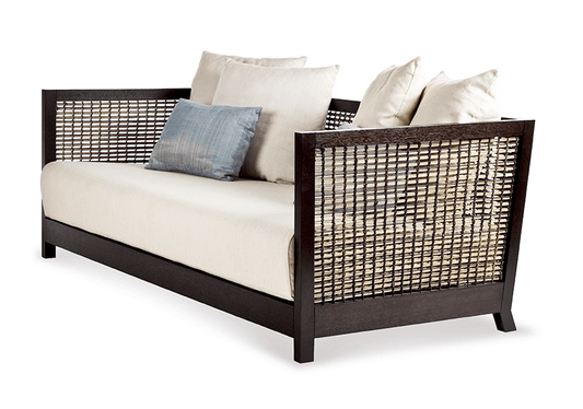 DIVANO A DUE POSTI CON SCHIENALE BASSO SUZY WONG