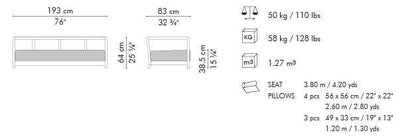 DIVANO SUZY WONG SCHIENALE BASSO