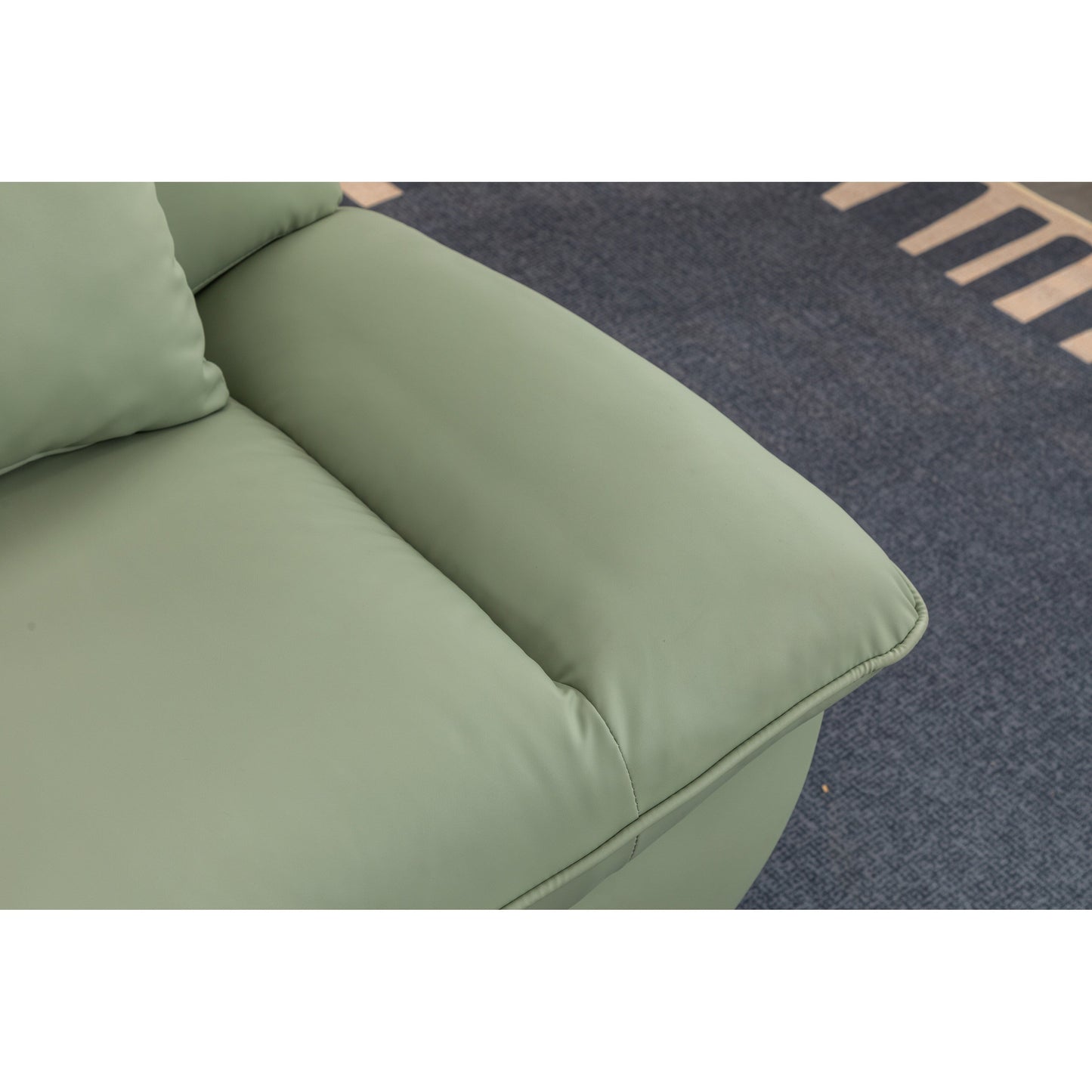 Poltrona reclinabile elettrica girevole con altoparlanti Bluetooth, supporto per telefono, porte di ricarica USB e Type-C, vano portaoggetti nascosto nel bracciolo