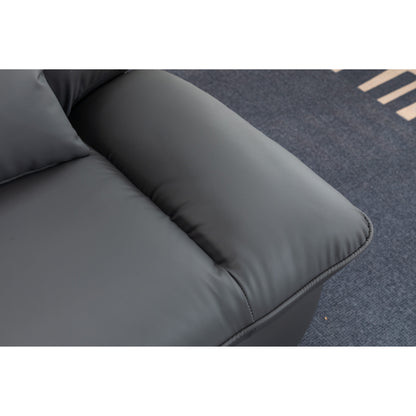 Poltrona reclinabile elettrica girevole con altoparlanti Bluetooth, supporto per telefono, porte di ricarica USB e Type-C, vano portaoggetti nascosto nel bracciolo