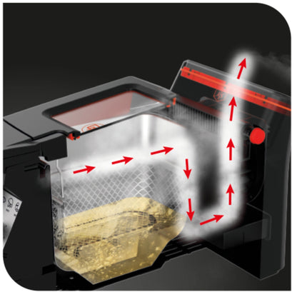 Friggitrice avanzata inodore T-fal con elemento a immersione, capacità olio 3,5 l - 3,5 litri