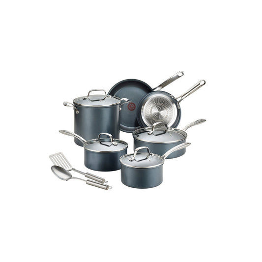 Set di pentole antiaderenti T-fal Platinum con base a induzione, collezione Unlimited Cookware, 12 pezzi