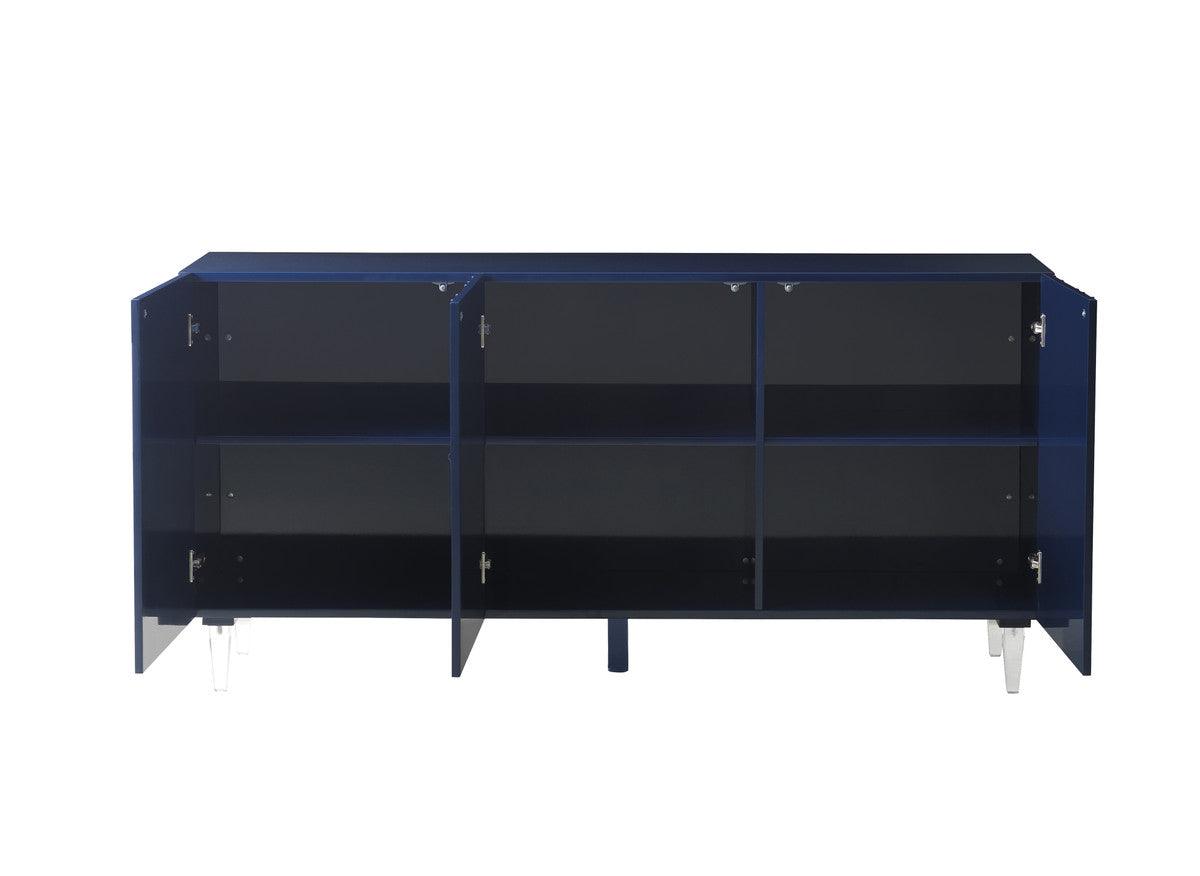 Buffet laccato blu Demi