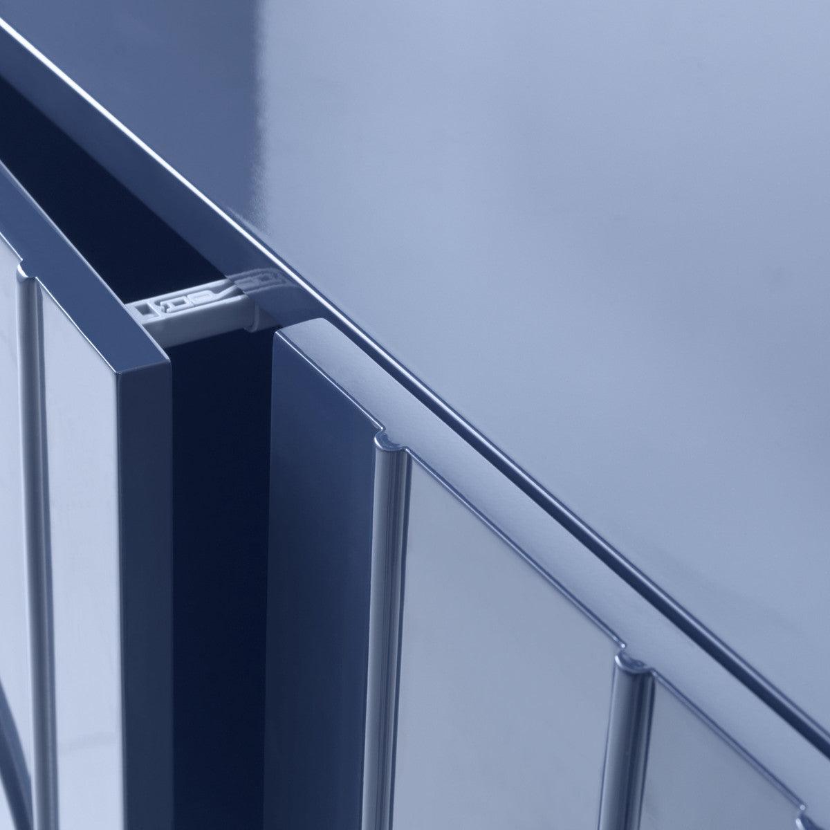 Buffet laccato blu Demi