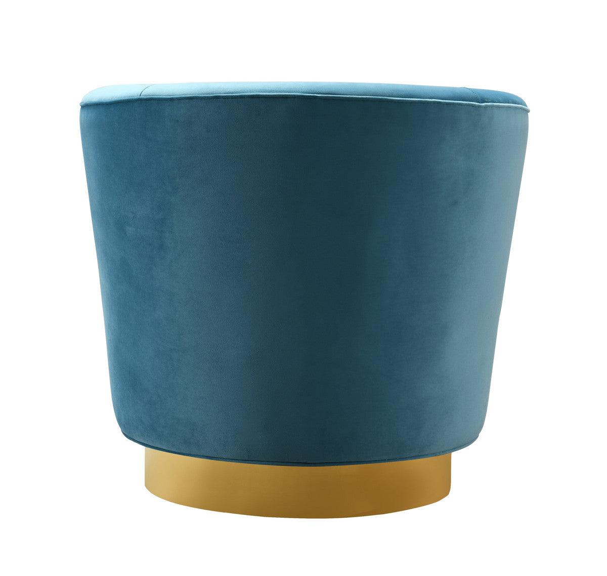 Sedia girevole Novak Lake Blue